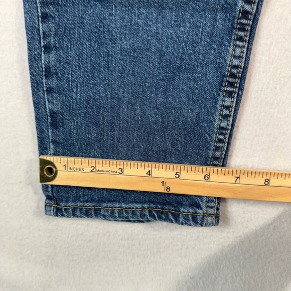 Levis Jeans Mens 31 Blue 511 Straight Mid Rise Medium Wash Stretch - Picture 10 of 12